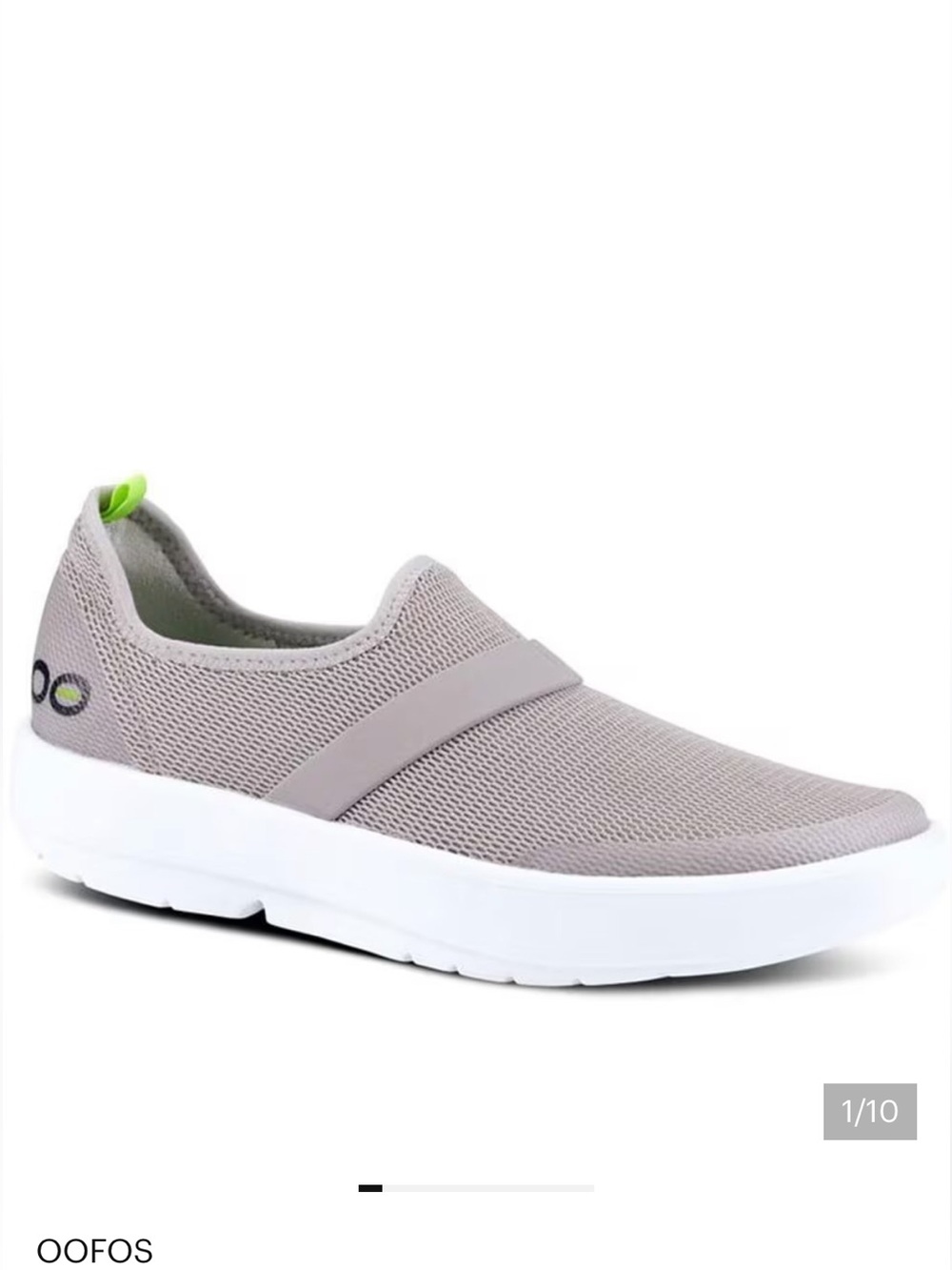 OOFOS Women's OOmg eeZee Low slip-on recovery shoes gray